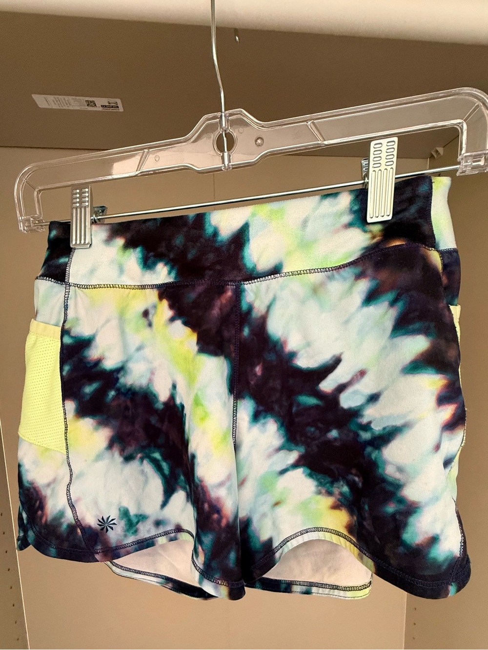 Athleta Girl Record Breaker 3” Shorts in girls size L/12. MultiColor